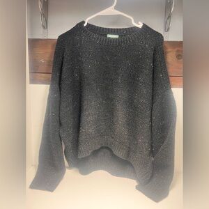 3/$25 Sale! Wild Fable Cozy‎ Black and Sparkle Sweater Large